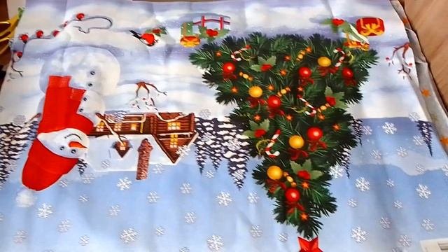 Распаковка посылки из 1 метр ткани. Мои впечатления.