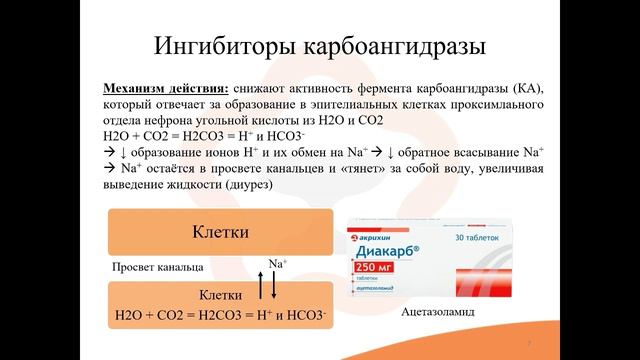 26. Средства, влияющие на водно-солевой обмен. Диуретики