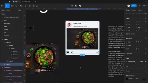 Card DESign | Figma Master Class