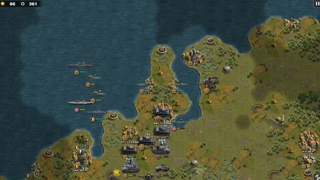 Glory of Generals walkthrough - Western Front (Axis): Fall Gelb