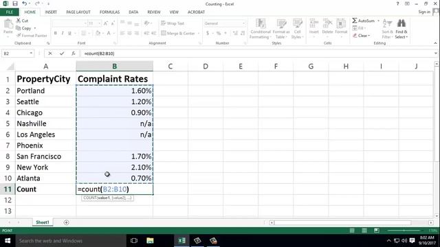 Microsoft office 365| Excel tutorial 9