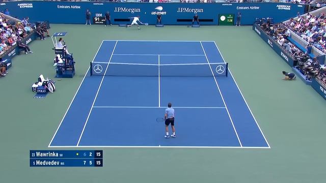 Stan Wawrinka vs Daniil Medvedev Extended Highlights | US Open 2019 QF