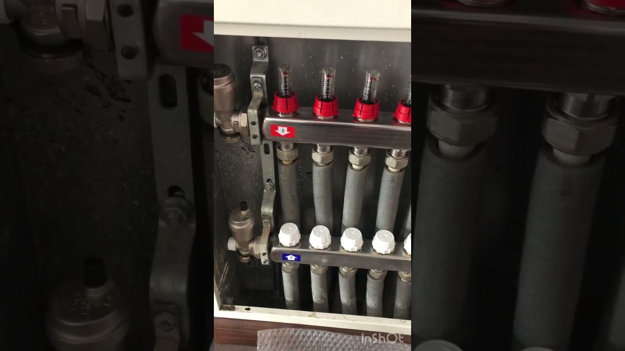 Замена коллектора отопления #коллектор #теплыйпол #отопление #ремонт #котел #сантехник