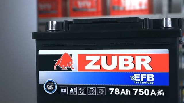 ZUBR EFB 78 Ah: технические характеристики аккумуляторной батареи