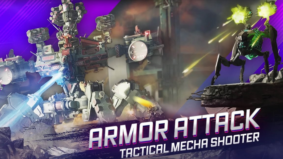 Armor Attack, Alfa Wolf, Соло, фракция "Impyreal", мех "Icarus",играю в тестовую версию!!!