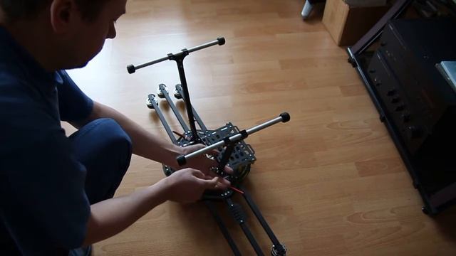 Демонстрация возможностей складной рамы. Скорость складывания.