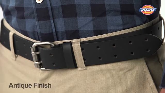 Dickies Double Prong Leather Belt
