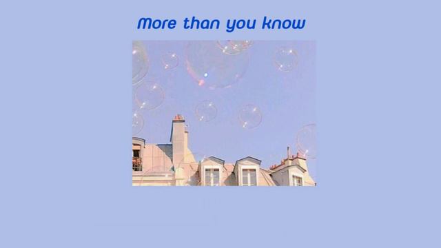 [เนื้อเพลง/แปลไทย] More than you know - Axwell /\ Ingrosso