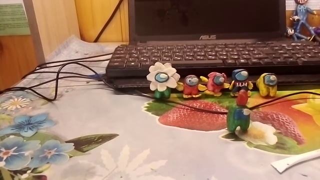 лепка хагги вагги и другие персонажи в стиле амонг ас