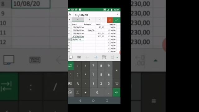 Excel celular Android