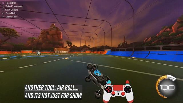 Getting Your Wings in Rocket League: Aerial Ball Control