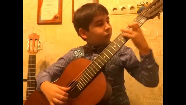 #ypfVirusuNet Ruslan Nurullin 10 y o  Russia Kazan Сhaconne de la Suite No 10 Sylvius Leopold Weiss