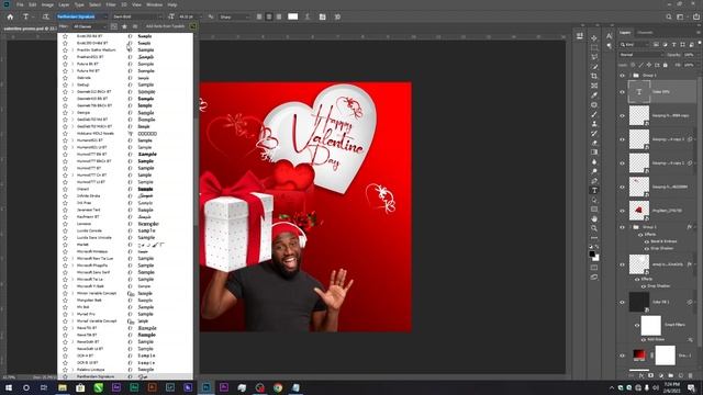 How to Create a Valentines Promo Flyer in Photoshop