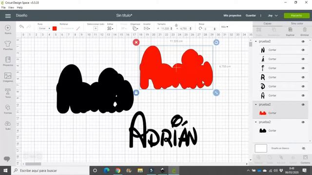 Cortar con sombras con CRICUT 🇺🇸🇪🇦🇩🇪 SUBT 🇲🇫🇮🇹🇵🇹🇷🇺🇵🇱