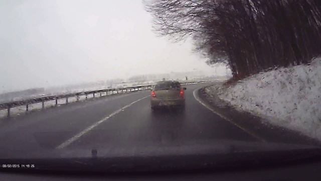 VOLVO S80 on-board camera 08.02.2015-3