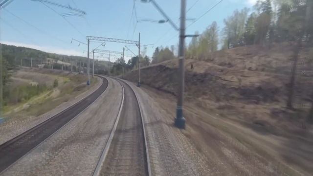 Из кабины машиниста под расслабляющую музыку Relaxation Train