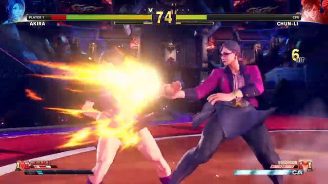 STREET FIGHTER V Akira vs Chun - li