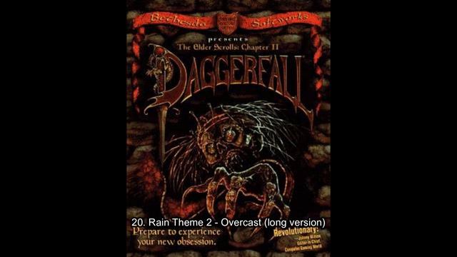 [OST] The Elder Scrolls II : Daggerfall (1996) - 20. Rain Theme 2 - Overcast (long version)