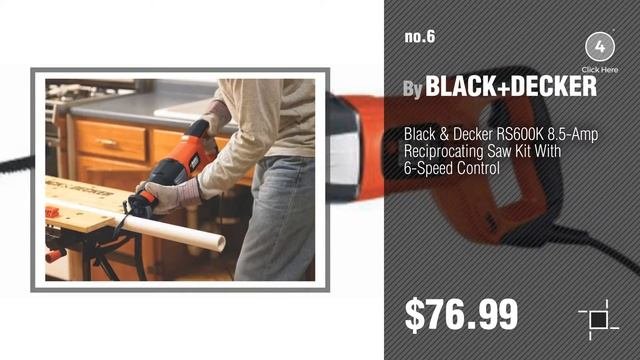Black & Decker Reciprocating Saw // New & Popular 2017