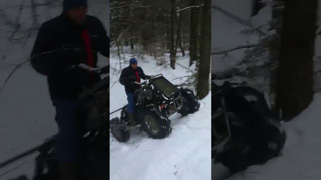 Самодельный квадроцикл из ваз 2109.
