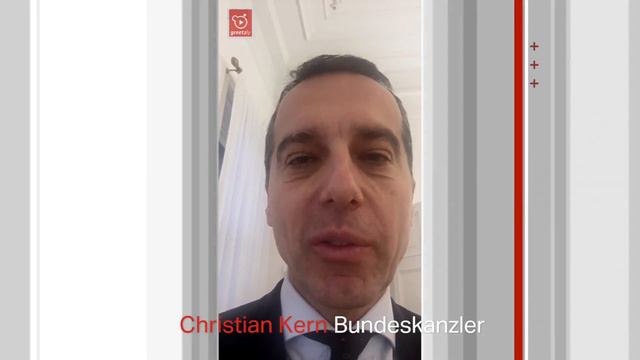 Videobotschaft Christian Kern Bundeskanzler