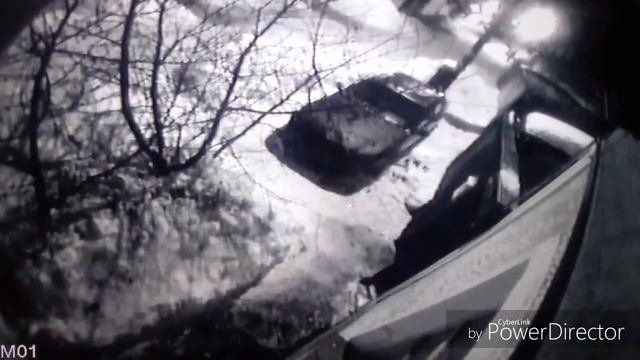 Видео снятое уличной видео камерой