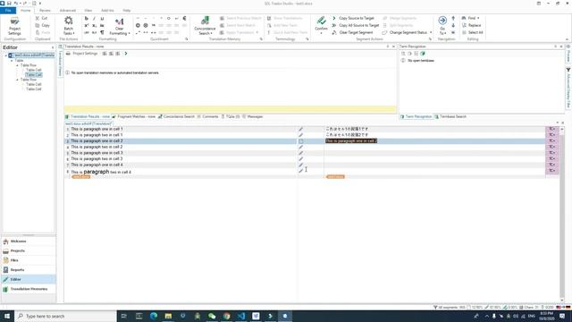 Windows GT4T Ctrl Shift J 翻译多个句段