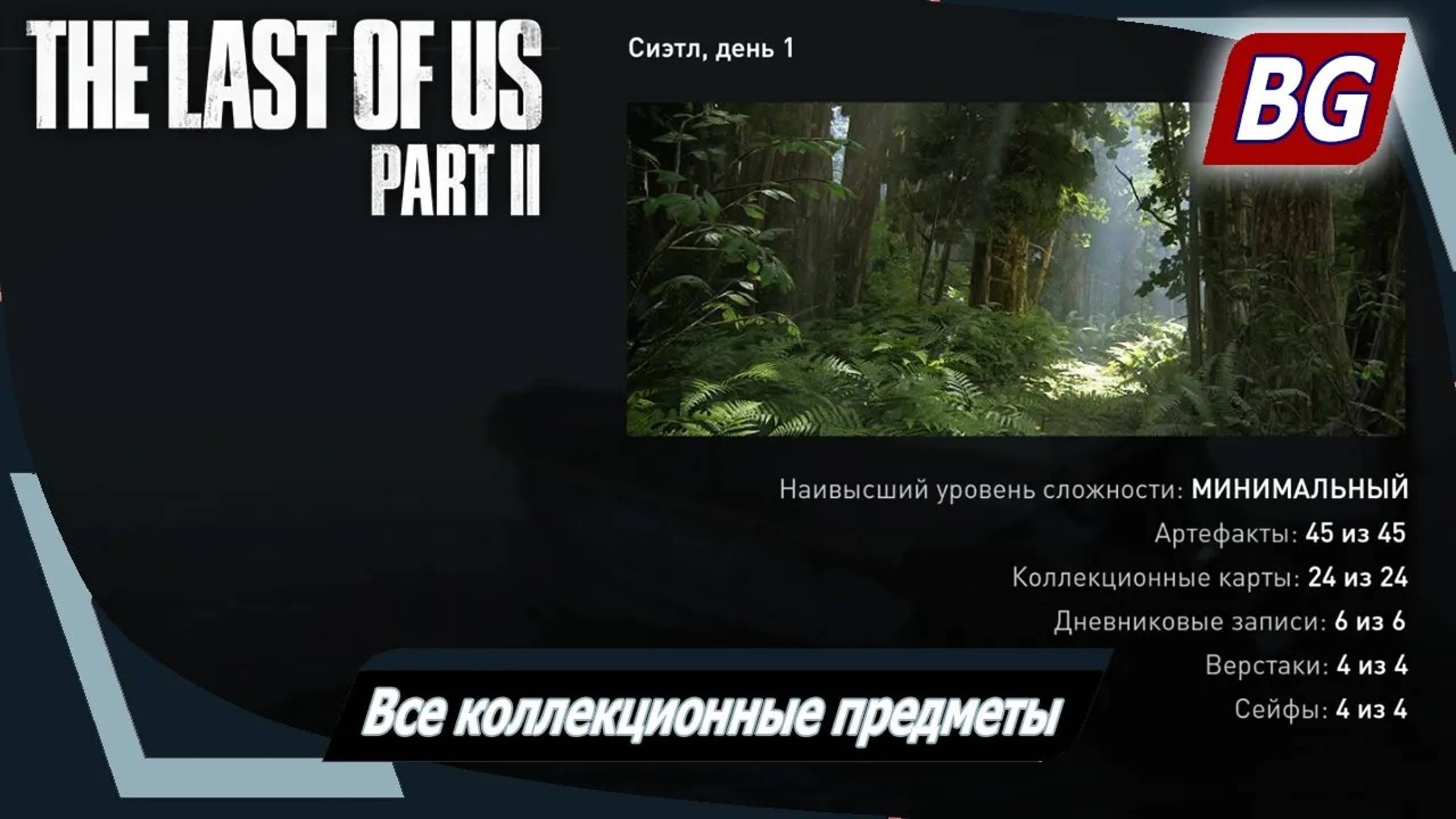 The Last of Us Part II ➤ Все коллекционные предметы ➤ Сиэтл, день 1 (глава 8-9)