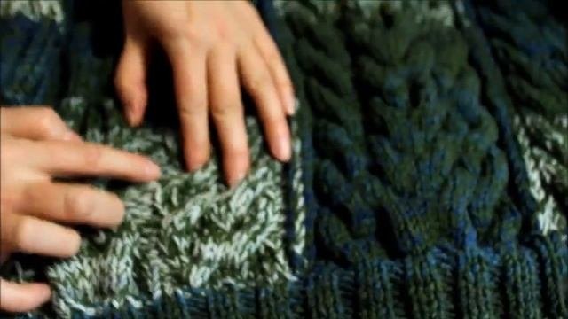 Мужской свитер ОРИГИНАЛЬНЫЙ.  Как легко связать свитер большого размера со сложным узором.