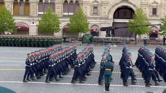 Десантники отожгли на Параде на Красной площади!