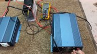 Testing a high power, 600w inverter, and 18AH battery.