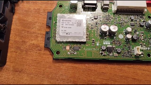Замена Esim на физическую SIM в модуле связи на Mazda MX30