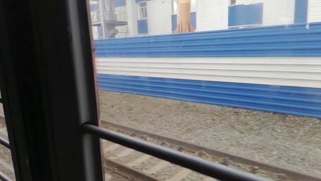 Прибытие на станцию Черепаново на электропоезде ЭД4М-0292