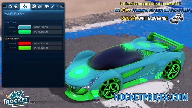 🔥Win 10 FREE Rocket League Nimbus Designs With Percussion & Metalwork | Weekly Giveaway 34-2