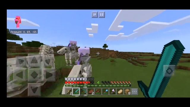 [Minecraft] - Что будет если встретить лошадь-скелет
