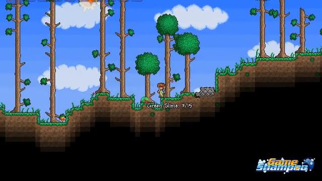 Terraria Tutorial: how does a slime look like?