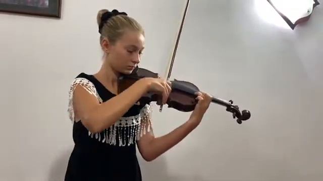 Ш.Берио Этюд 54, До мажор