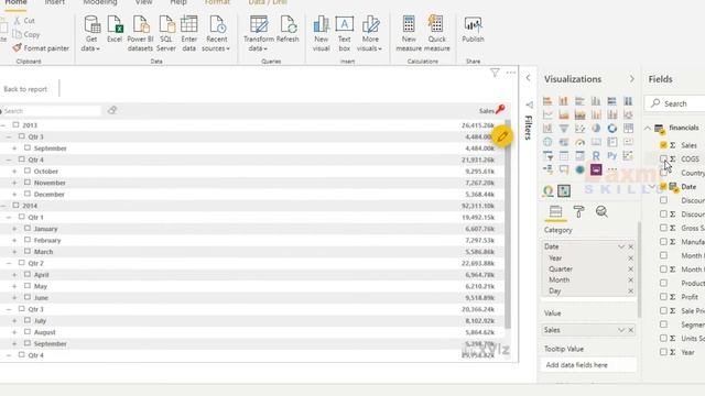 Custom Visual Hierarchical Filter in Power BI Desktop