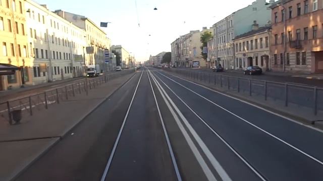 Трамвай Санкт-Петербурга 81: ЛВС-2005 б.1108 по №25 (14.09.13)