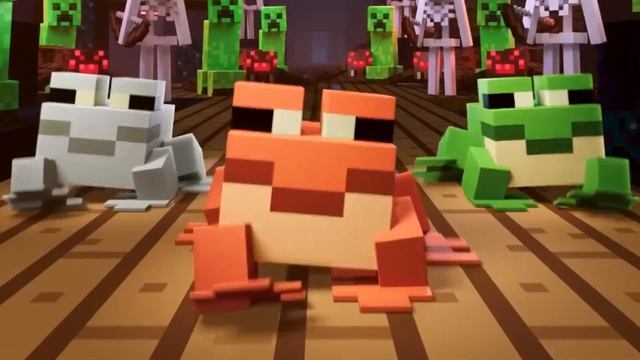 Minecraft Frog Walk Vibe