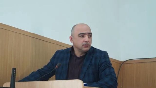 Выступление председателя избирательной комиссии Сулейманова М.А.