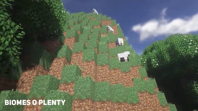 NAJLEPSZE 2 MODY Na REALISTYCZNY ŚWIAT W MINECRAFT (TERRAFORGED + BIOMES O' PLENTY 2022)