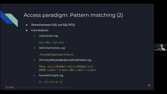 GQL – Introduction to a new query language standard (16th LDBC TUC meeting)