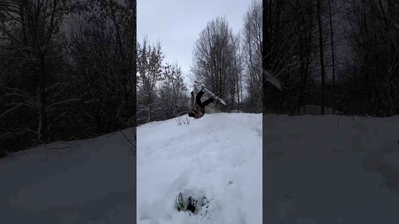 #snowboarding #backflip