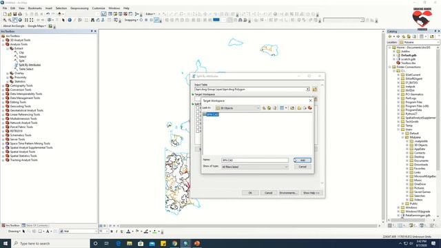 Convert DWG to SHP di ArcGIS