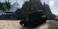World of Tanks/Мир Танков. FV4005. Первый бой на БАБАХЕ 5 выстрелов 5 трупов.