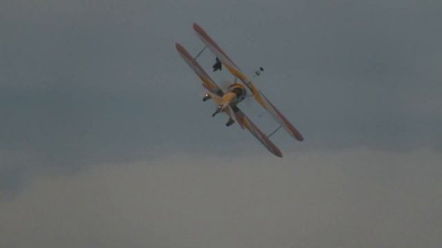 Jane Wicker Wing Walking - 2013 Manassas Air Show