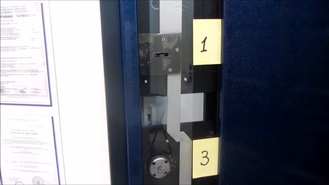 Работа замка - блокиратора "Барьер -Каре" и защитной шторки в двери "НЕМАН"
Перекодировка замка Cisa