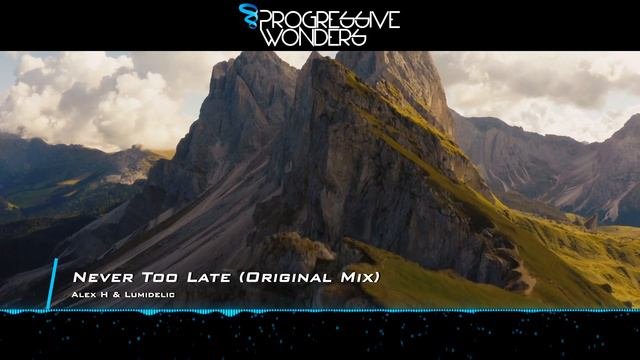 Alex H  Lumidelic - Never Too Late Original Mix Music Video Synth Collective