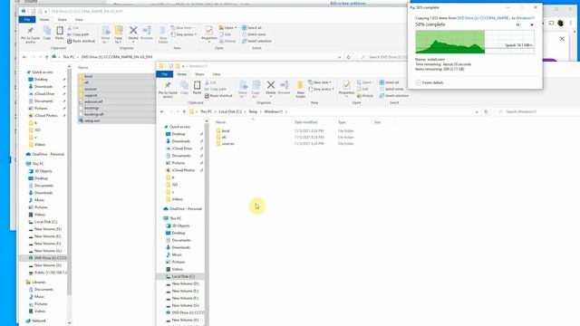Install Windows 11 on Old PC | Simple install.wim hack | Quick and easy install